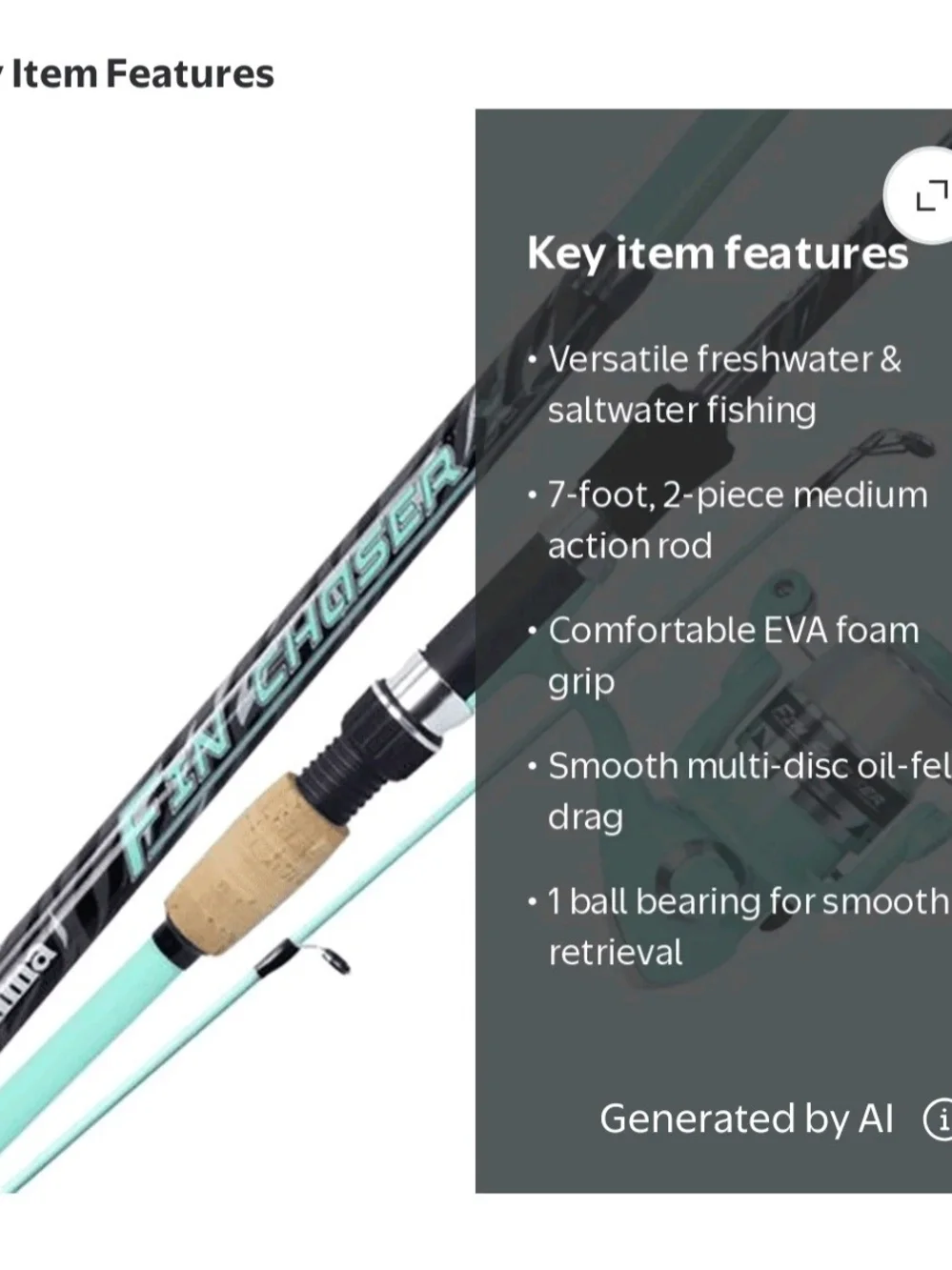 Chaser branded rod